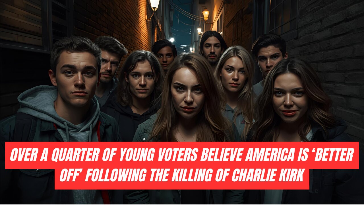 Over a quarter of young voters believe America is ‘better off’ following the killing of Charlie Kirk