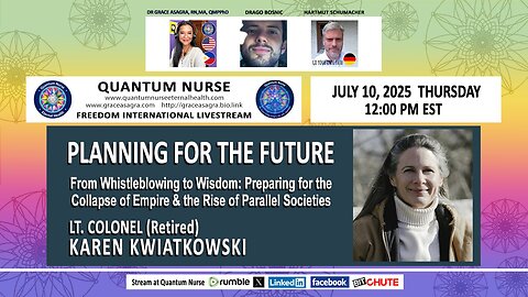 Lt Col Karen Kwiatkowski - PLANNING FOR THE FUTURE in Collapsing Empire & Parallel Societies