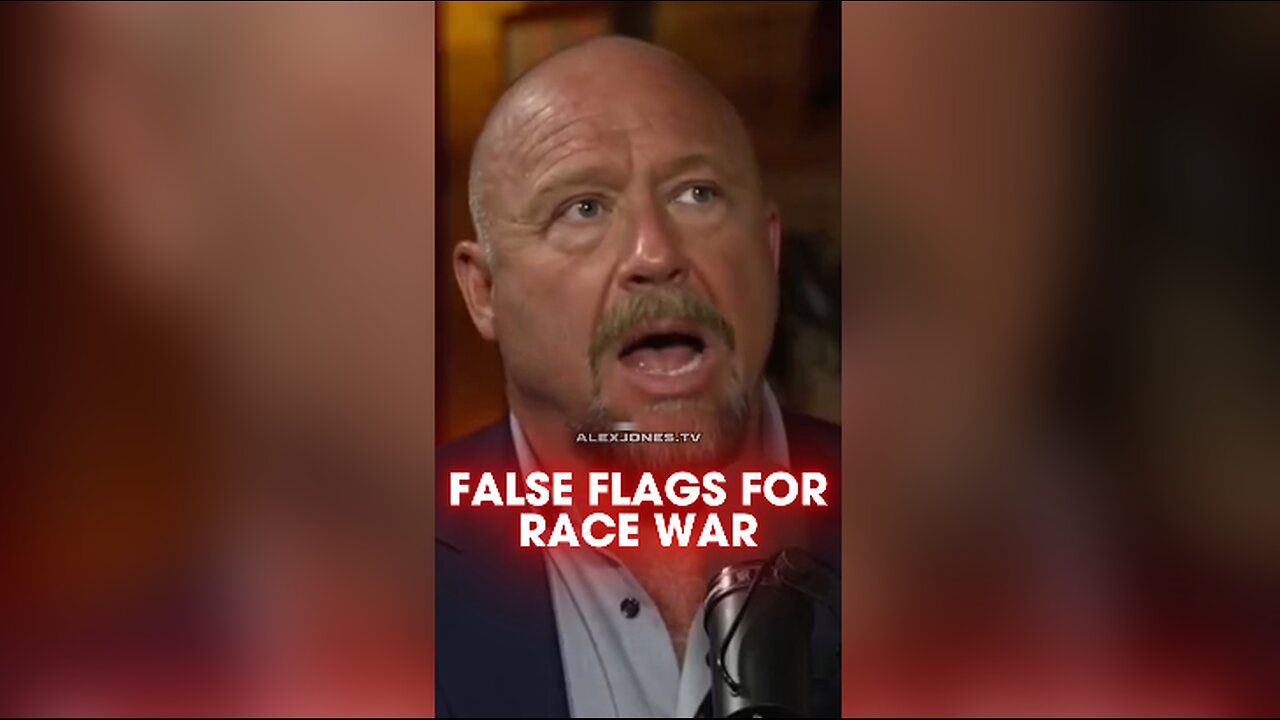 Tucker Carlson & Alex Jones: Globalists Preparing False Flags For Race War - 4/9/25