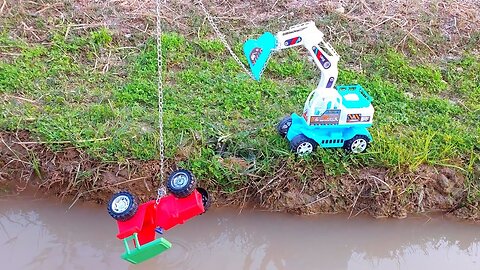 Muddy Auto Rikhshaw And Tractor Help JCB And Water Jump Muddy Cleaning Tractor Video JCB Video