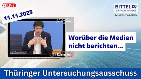 Thüringer Untersuchungsausschuss vom 11.11.2025 mit Drosten und Wieler - 17.11.2025