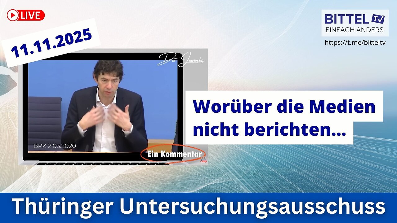 Thüringer Untersuchungsausschuss vom 11.11.2025 mit Drosten und Wieler - 17.11.2025