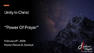 The Book Of Ephesians 3:14-21 - "Power Of Prayer"