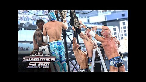 WWE Tag Team Title Six-Pack TLC Match SummerSlam 2025 highlights - WWE