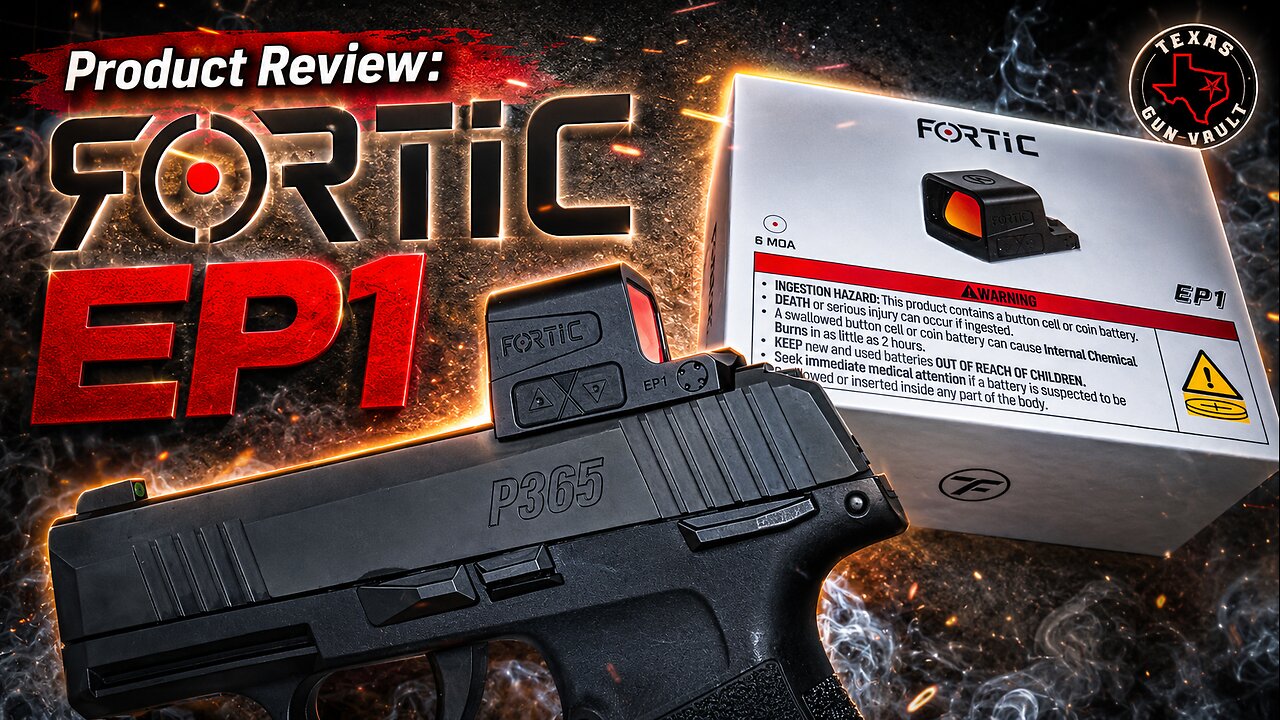 Product Review: Fortic EP1 - A budget friendly, fully enclosed red dot (w/ RMSc footprint)