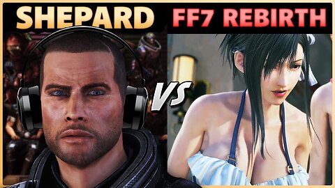Dantics Video: Commander Shepard Plays Final Fantasy 7 Rebirth - But Probably Shouldn't