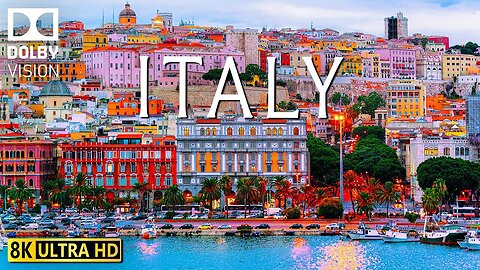ITALY 8K Ultra HD Video with Soft Piano Music – 60 Frames per Second – Natural 8K Film