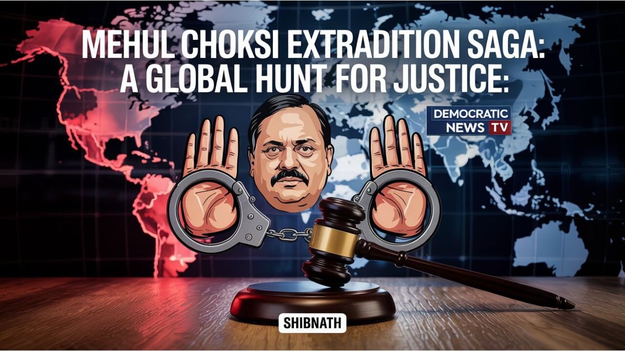 Mehul Choksi Extradition Saga: A Global Hunt for Justice.
