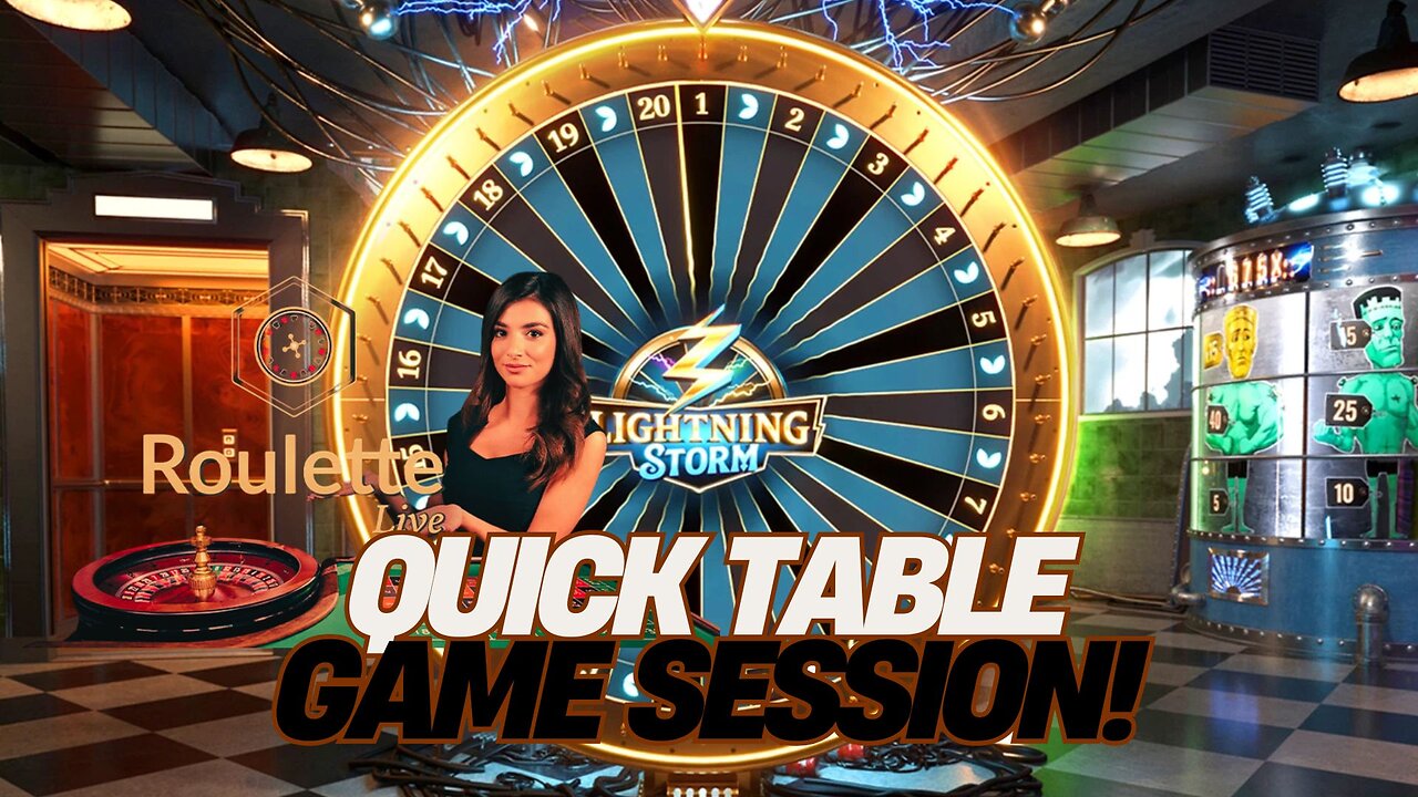 Live table game session!