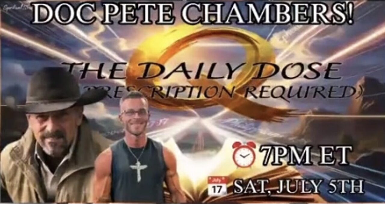 [ MUST SEE ] : Ret. Lt. Colonel “ Doc “ Pete Chambers