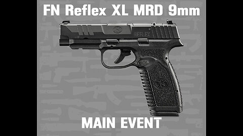 FNH FN Reflex XL MRD 9mm 3.80" 10rds, Black