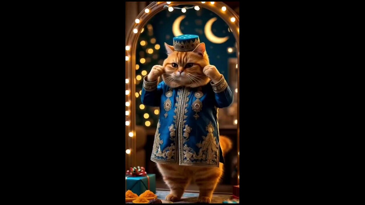 Pawsitive Eid Greetings! 😻🌙