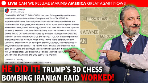 Mike Church Show - Trump's 3D Chess Bombing Worked@