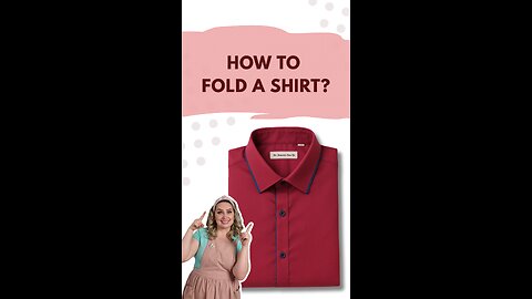 HOW TO FOLD A SHIRT NEATLY & FAST