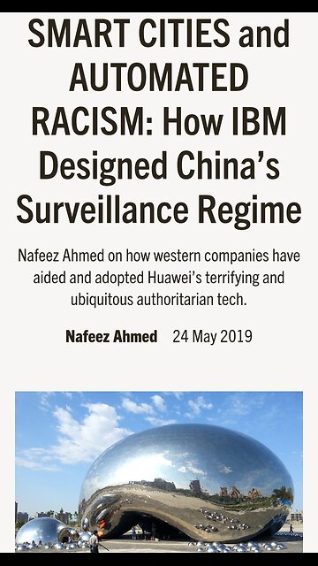 IBM RESPONSIBLE for CHINA SLAVE SURVEILLANCE