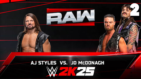 WWE 2K25 Raw June 16th 2025 - Match 2: Quick Win!