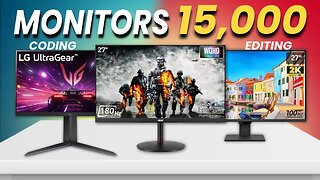 Top 5 Best Monitors Under 15,000 In 2025