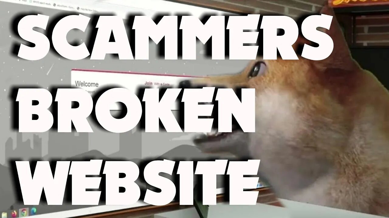 Zelle Scammer Has A Broken Website