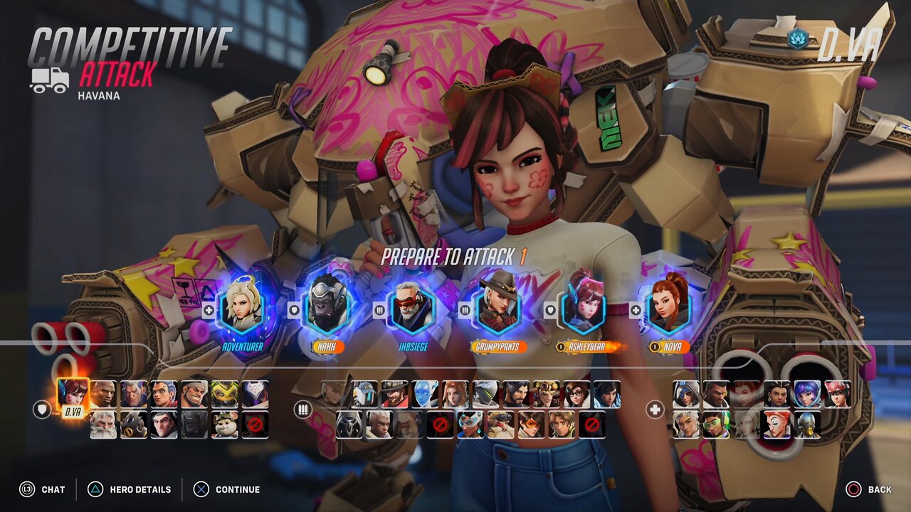 Overwatch 2 D.Va Gameplay (No Commentary)
