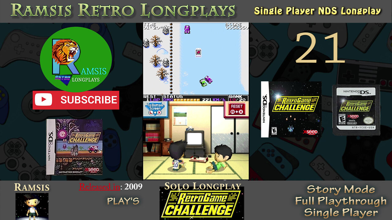Retro Game Challenge | Nintendo DS Game | 2009 | Rally King | Episode #21 | Retroplay