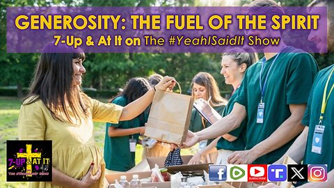 WORD OF THE DAY: PROVERBS 11:24 - GENEROSITY: THE FUEL OF THE SPIRIT