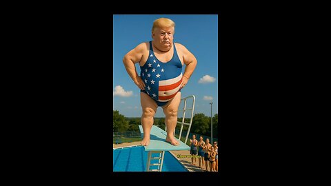 Olympic Diver Trump