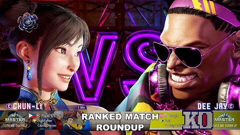 Kuya Kalbo SF6 Ranked Match Roundup. Chun Li Master Rank [Hori Fight Stick]