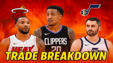 NBA TRADE ALERT: Norman Powell to HEAT, Collins to CLIPPERS, Love to JAZZ! | CHANNELADRIANTV REACTS