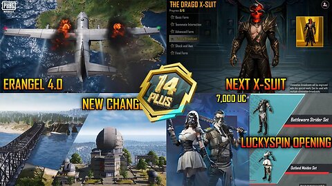 PUBG Mobile 3.9.0 Update | New X-Suit Coming 3.9.0 | Rp A14 Leaks | Major Changes | Erangel 4.0