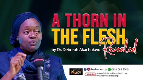 A THORN IN THE FLESH by Deborah Macfoy Akachukwu Ph.D