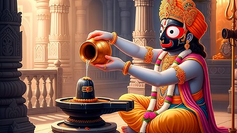 Jagannath Worships Mahadev 🙏 | Divine Love of Gods | Jay Jagannath, Har Har Mahadev"