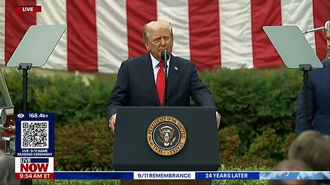 Trump 9/11 remarks, Charlie Kirk to be awarded posthumous Medal of Freedom