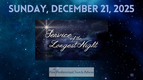 First Presbyterian Church; Athens, GA; December 21st 2025