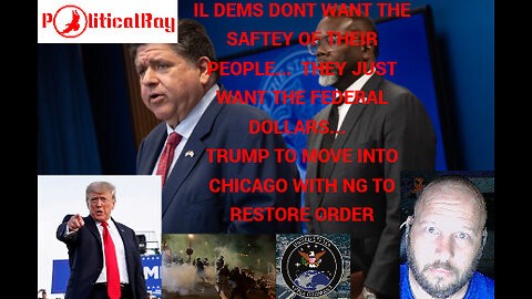 The battle for Chicago is about to go down! Trump says they are going in! Pritzker and Johnson???