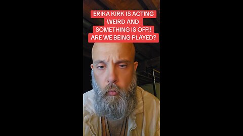 Erika Kirk is playing a role!! Staged Flase Flag.