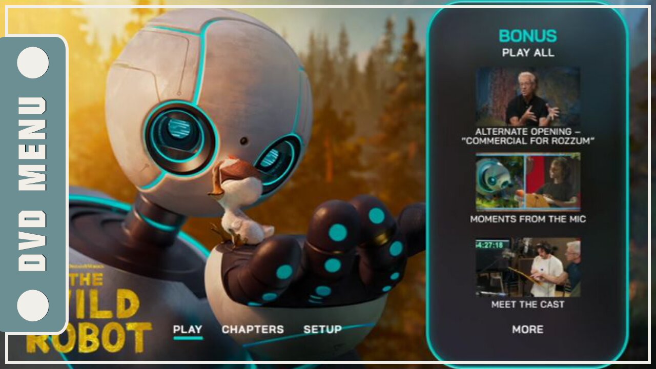The Wild Robot - DVD Menu