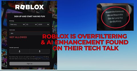 Roblox is Overdoing their Filter Fixes & has AI Enhanced Their Tech Talk