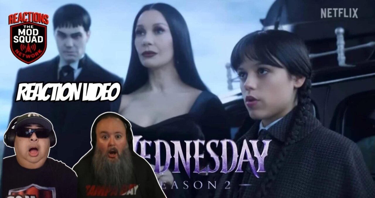 Wednesday Season Two Trailer Reaction Video | MOD Squad Reacts