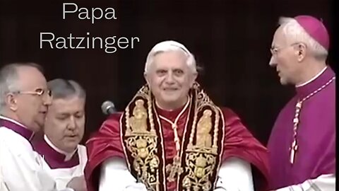 La proclamazione ed il primo discorso di Papa Ratzinger. 2005