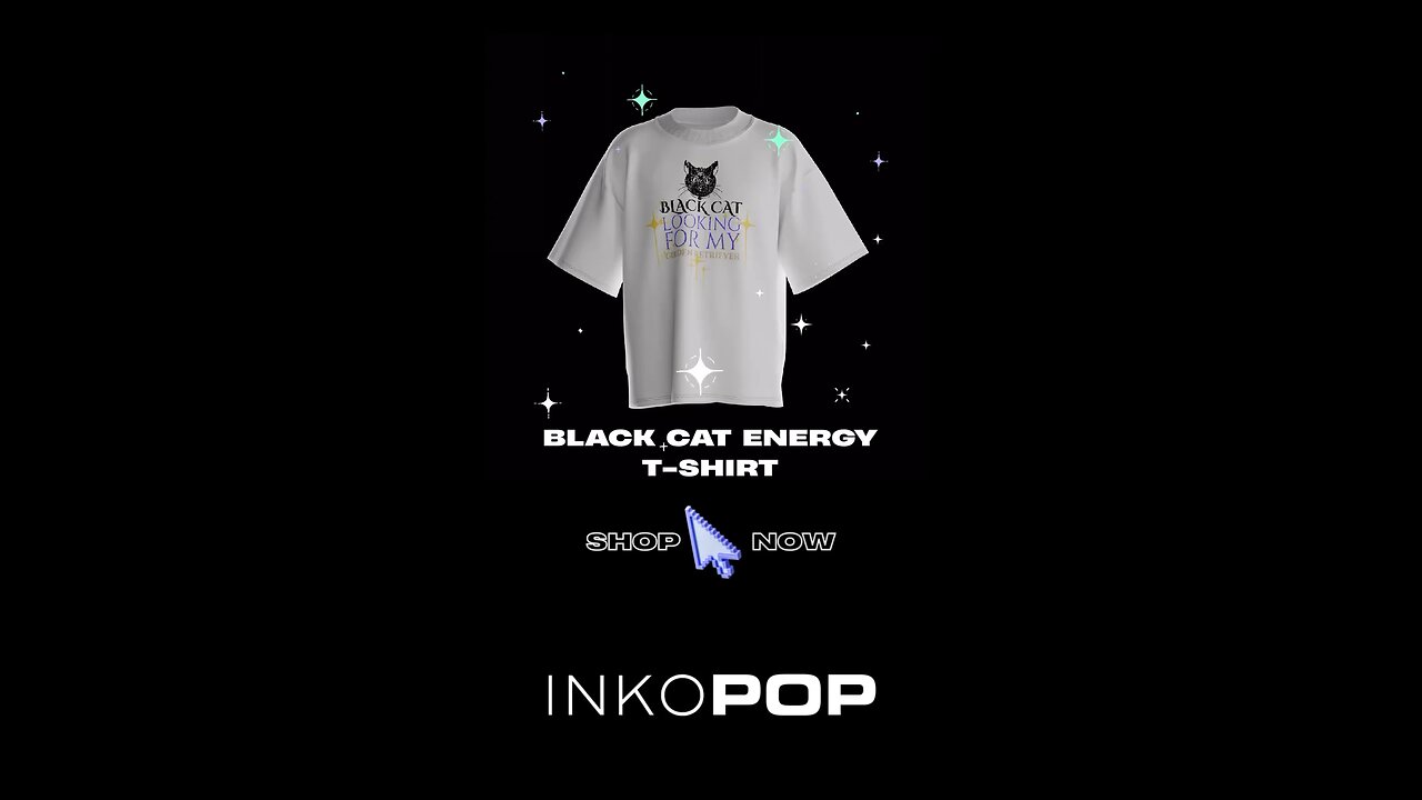 Black Cat Energy T-Shirt