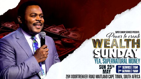 Power To Create Wealth | Yea, Supernatural Money with The Bondservant of Christ