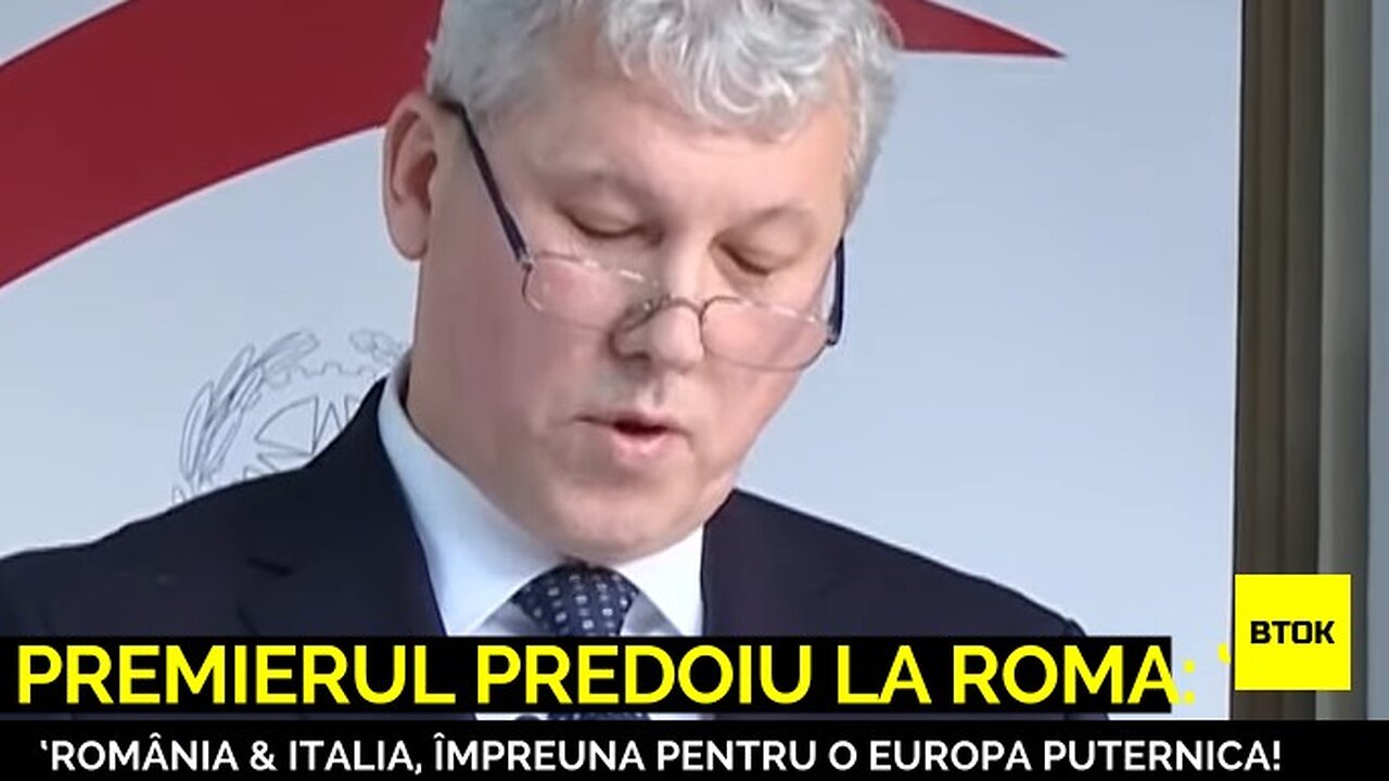 🌍 PREMIERUL PREDOIU LA ROMA: ROMANIA & ITALIA, IMPREUNA PENTRU O EUROPA PUTERNICA! 🇷🇴🇮🇹