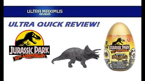 🔥 Ultra Quick Review Captivz Egg Triceratops | Jurassic Park 30th Anniversary