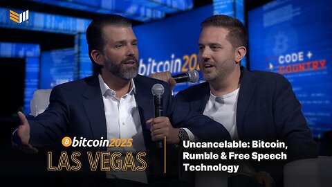 Donald Trump Jr. Talks Bitcoin, Rumble, and Free Speech Fight ｜ Bitcoin 2025