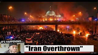 TEHRAN IN FLAMES... Ayatollah FLEES as Trump Tells Protesters STRIKES IMMINENT