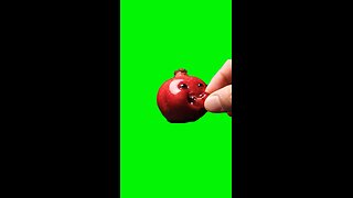 Niche Fruit Eating Themselves | Green Screen