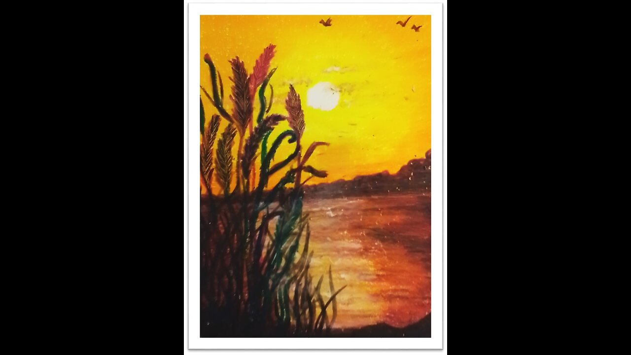 Sun Silhouette Magic – Peaceful Sunset Scene