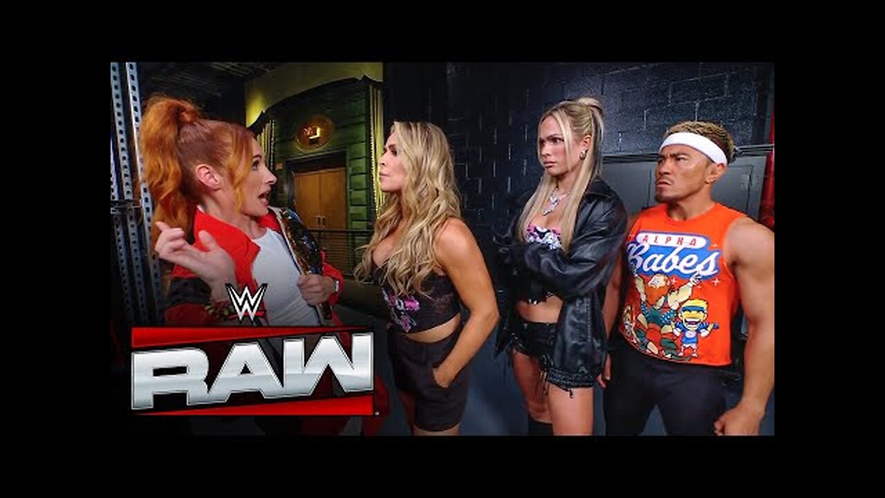 Becky Lynch challenges Maxxine Dupri Raw highlights, Aug. 4, 2025 - WWE