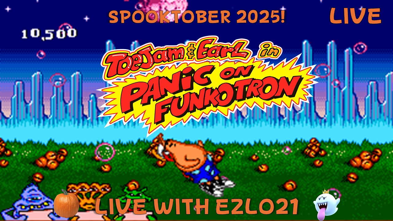 🎃 Get Spooked with Toejam & Earl: Panic on Funkotron! for Spooktober Day 24 | Live With EZLO21 👻