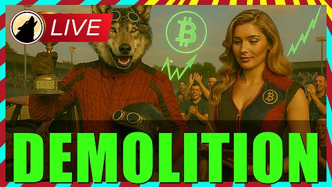 🐺 Bitcoin and Alts Demolition Derby! 🐺🚨LIVESTREAM🚨
